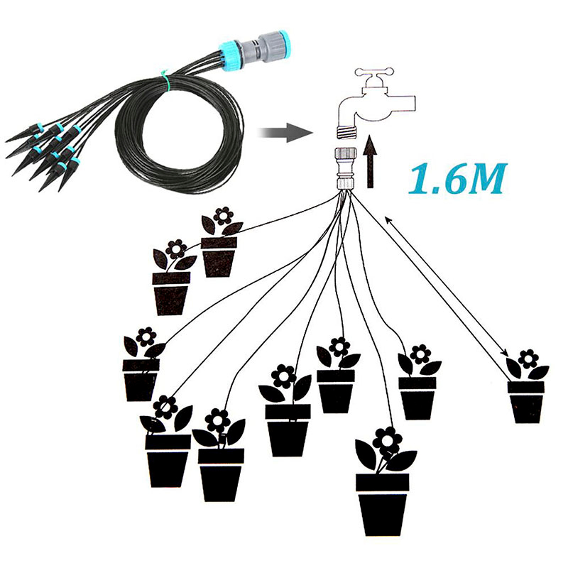 طقم ري بالتنقيط 10 قطع، نظام ر - مراجعة Plant Parent Kit وسعره