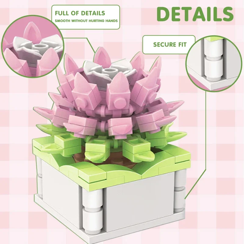 مجموعة مكعبات بناء مدينة البلو - مراجعة Cactus Mix Pot وسعره