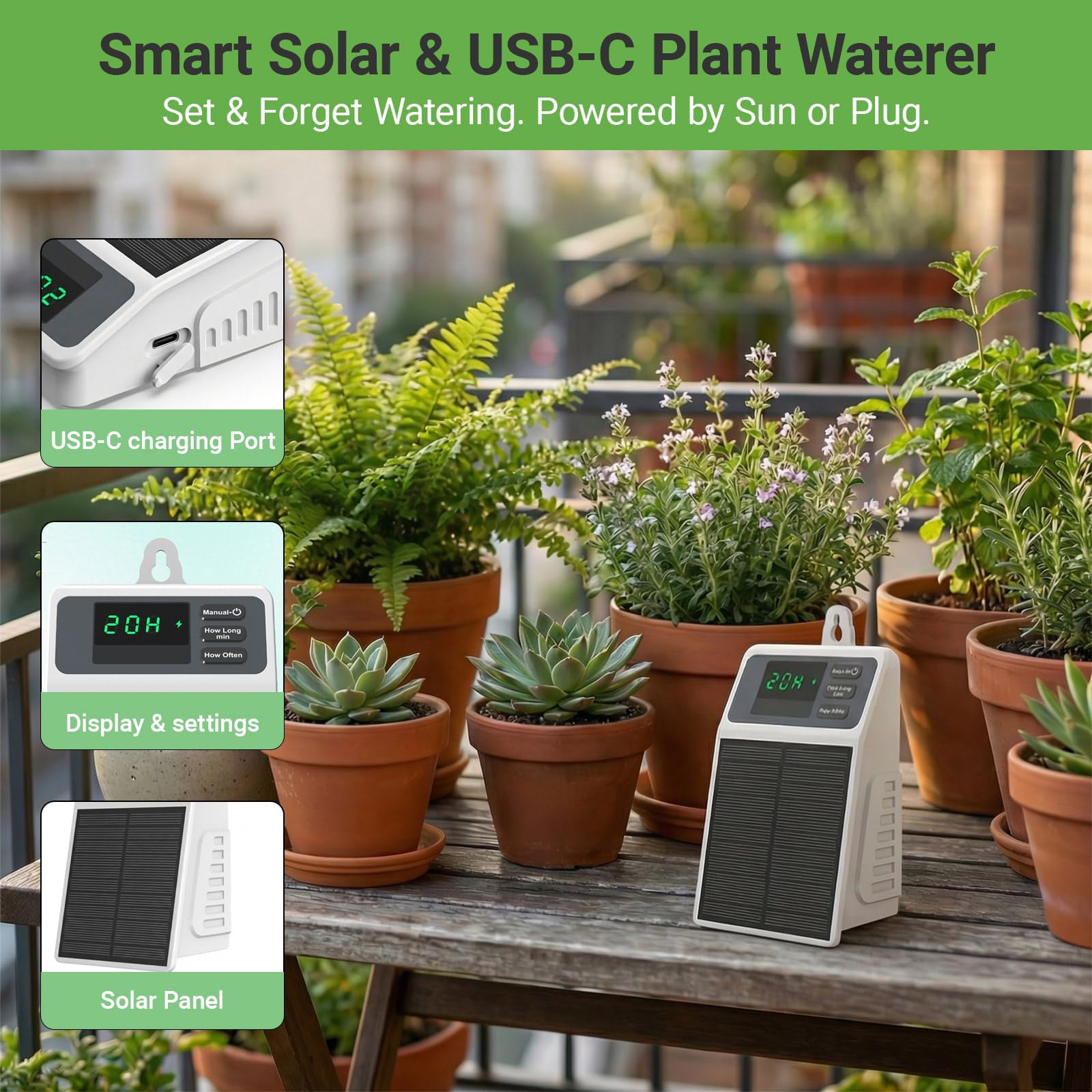 نظام ري بالتنقيط شمسي محسّن لل - مراجعة Plant Parent Kit وسعره